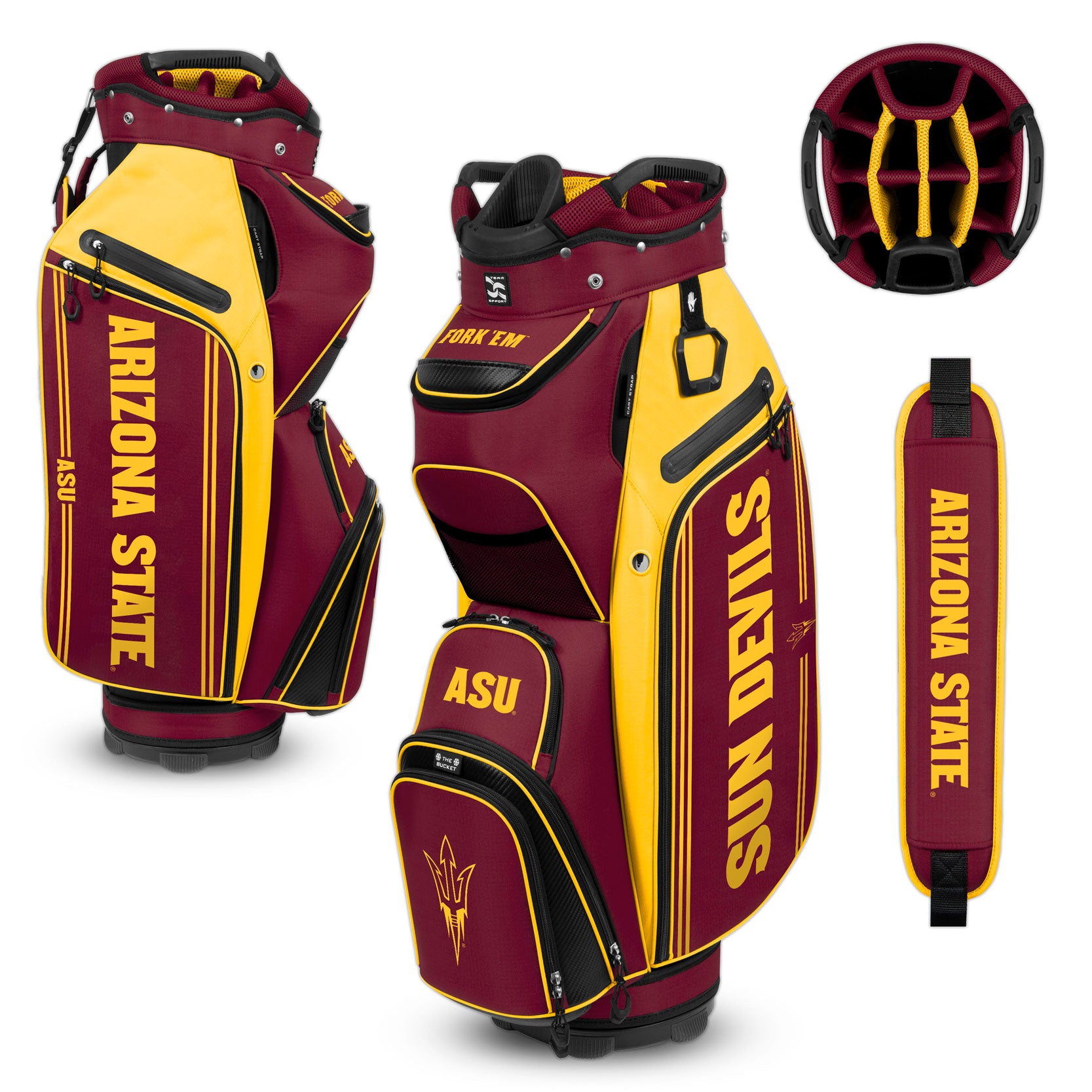 Team Effort 2024 NCAA Bucket III Cooler Cart Bag