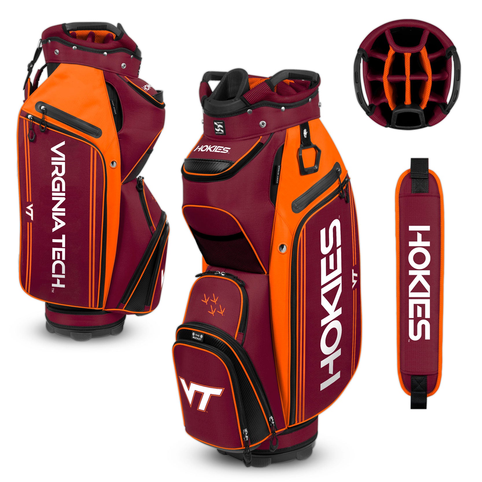 Team Effort 2024 NCAA Bucket III Cooler Cart Bag