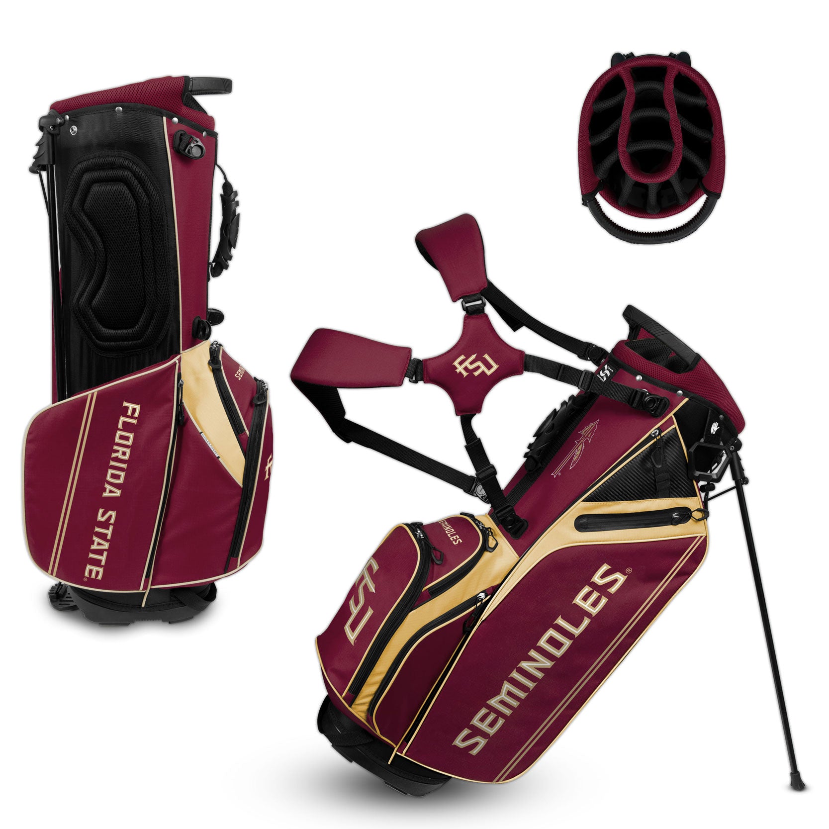 Team Effort NCAA Caddie Carry Hybrid Stand Bag