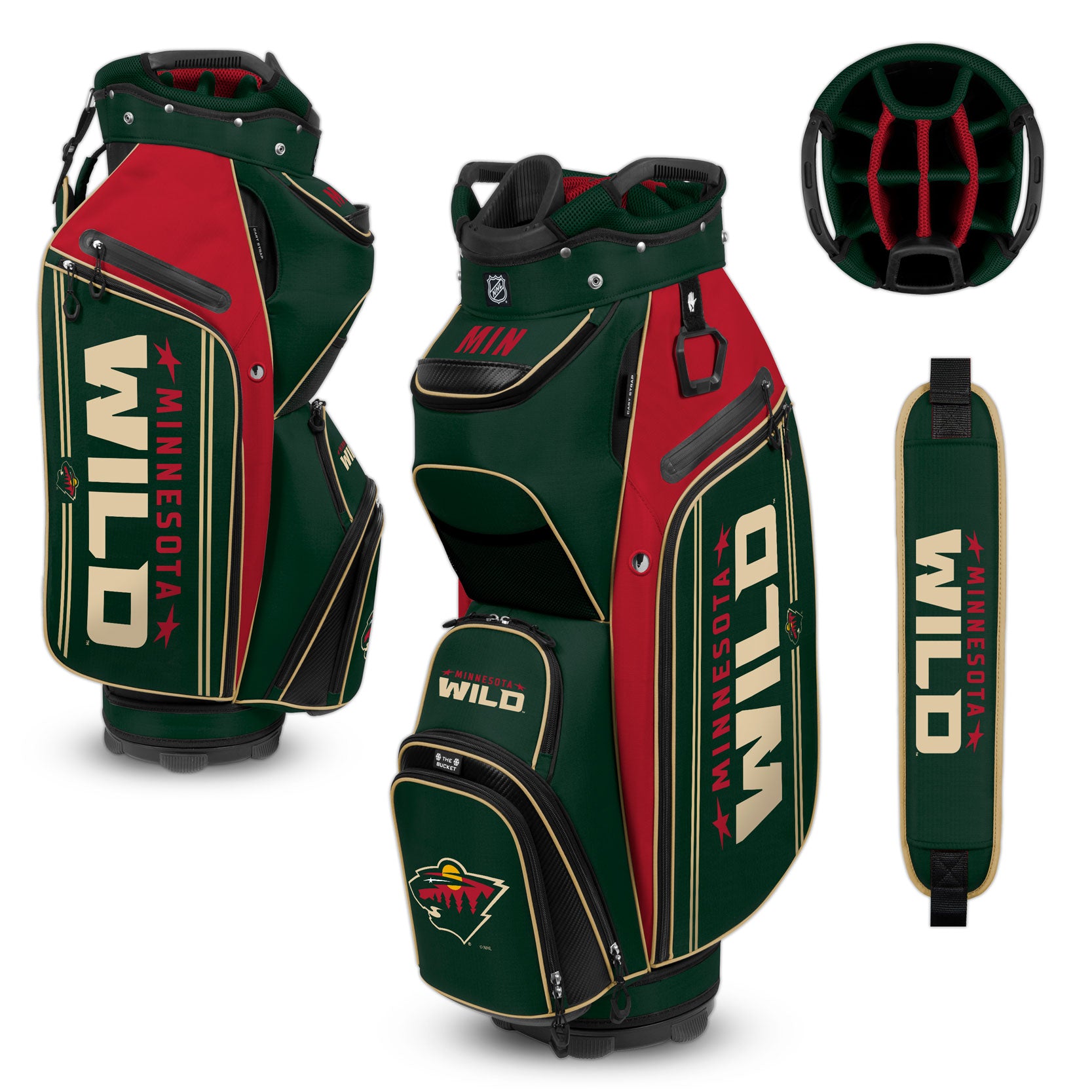 Team Effort 2024 NHL Bucket III Cooler Cart Bag