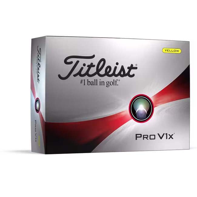 Titleist Pro V1x Golf Balls Yellow (1 Dozen) 2023