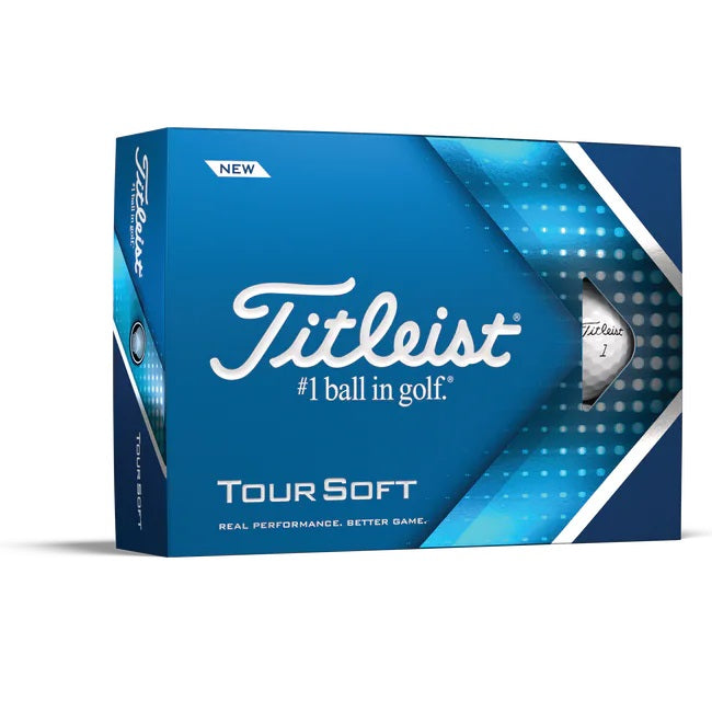 Titleist Tour Soft Golf Balls White 2022 Model (1 Dozen)