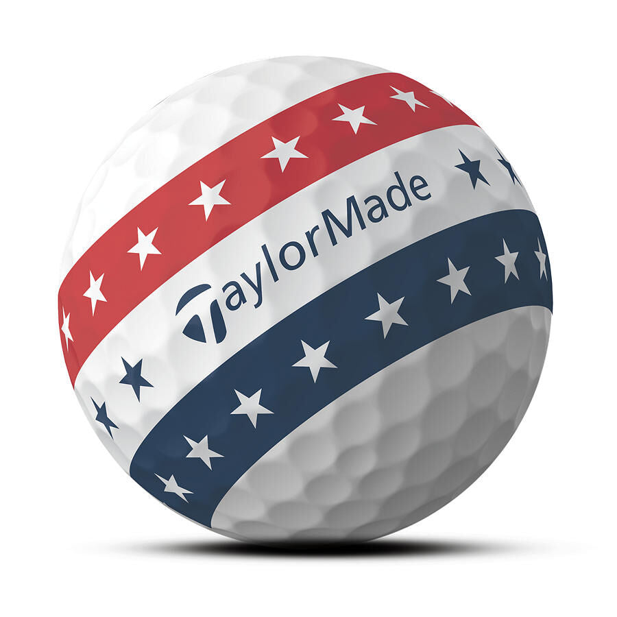 Taylormade Tour Response Stripe USA Golf Balls - 1 Dozen