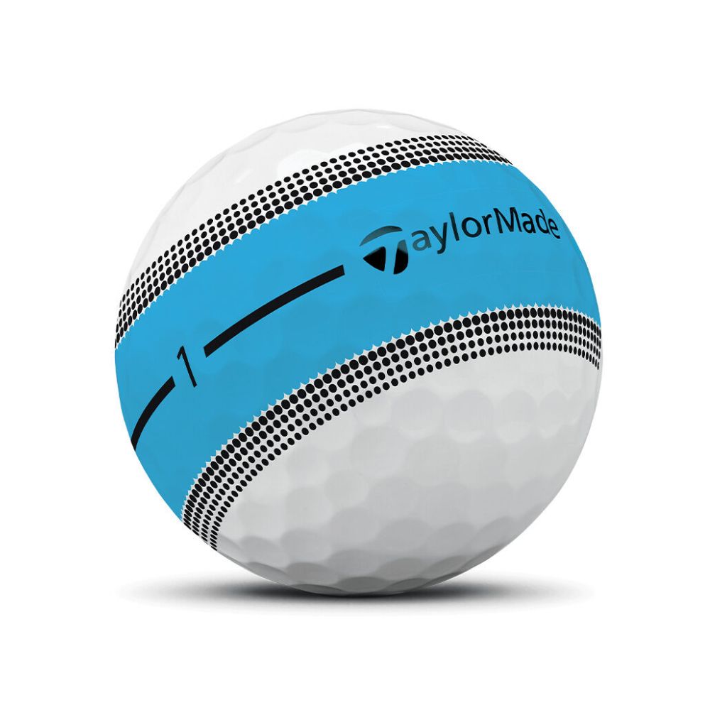 Taylormade 2025 Tour Response Stripe Neon Blue Golf Balls