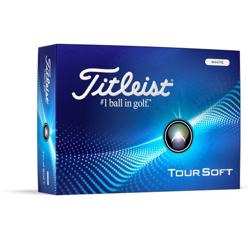 Titleist 2024 Tour Soft White Golf Balls - 1 Dozen