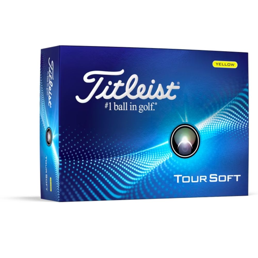 Titleist Tour Soft 2024 Golf Balls - Yellow Titleist Tour Soft 2024 Golf Balls - Yellow
