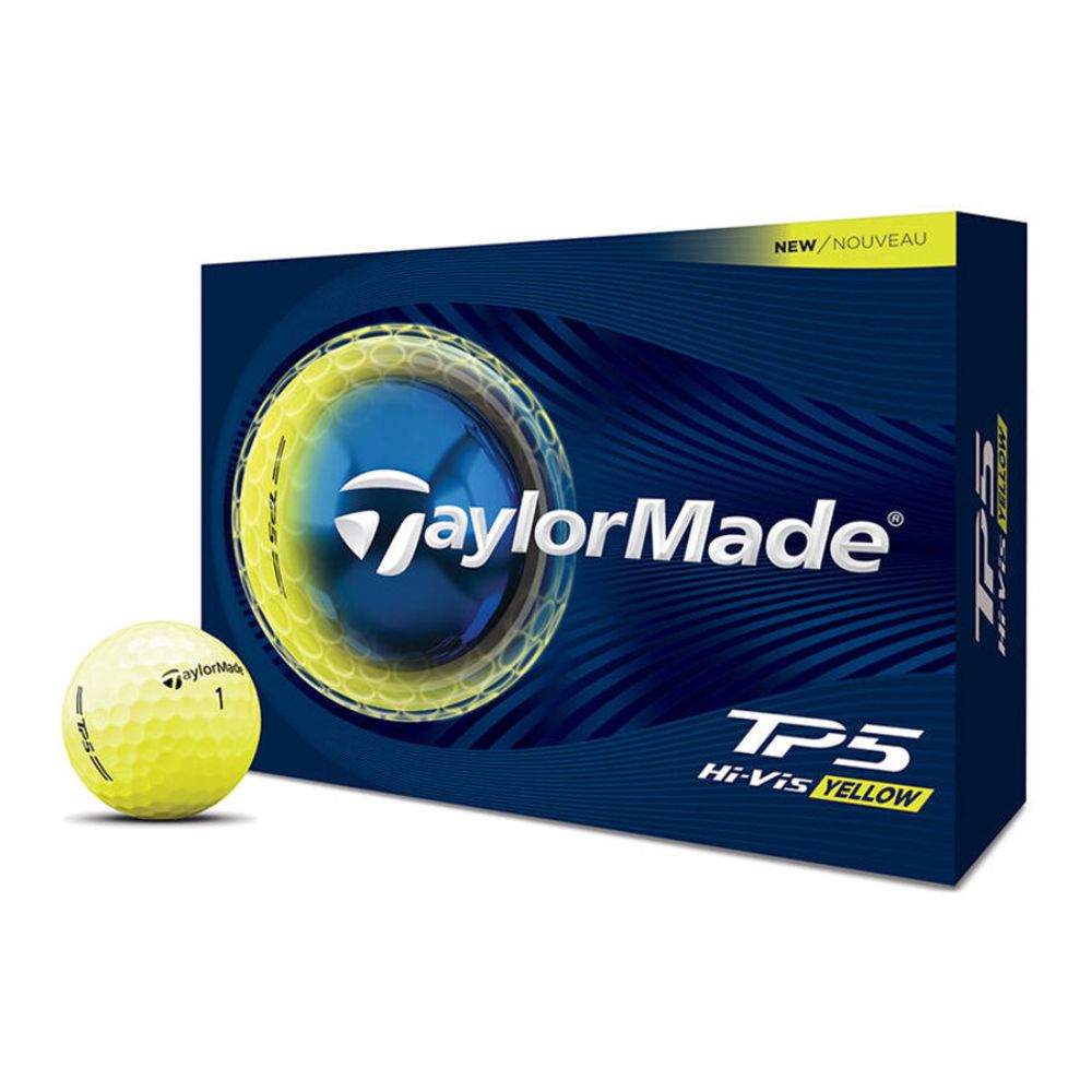 TaylorMade 2026 TP5 Yellow Golf Balls
