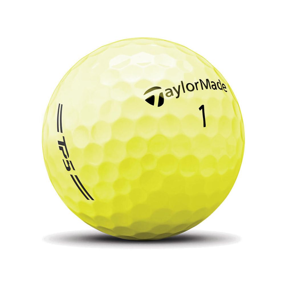 TaylorMade 2026 TP5 Yellow Golf Balls