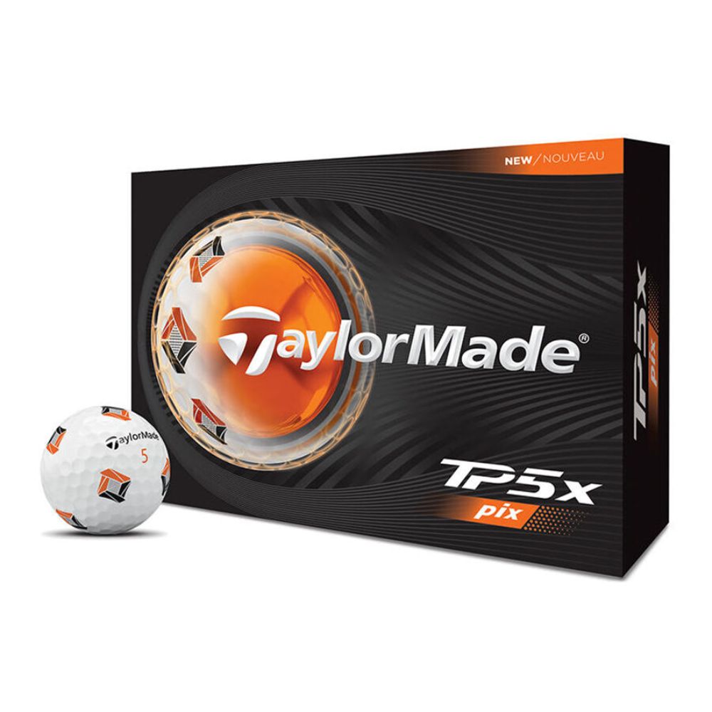 TaylorMade 2026 TP5x pix White Golf Balls