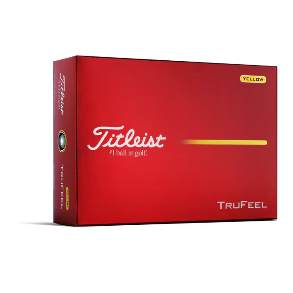 Titleist 2026 TruFeel Yellow Golf Balls
