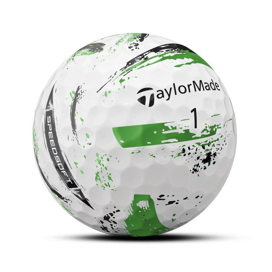 TaylorMade 2024 SpeedSoft Ink Green Golf Balls (3 Dozen)