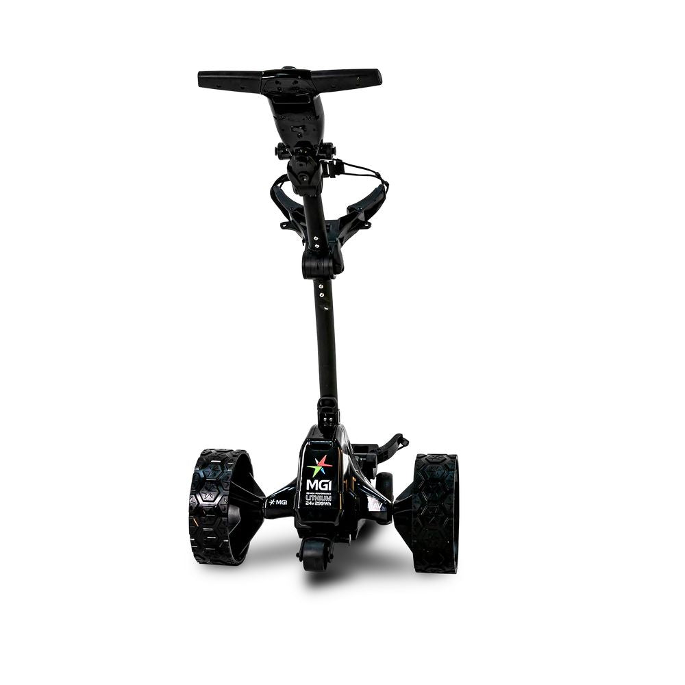 MGI Zip Navigator Electric Caddy Cart - Black