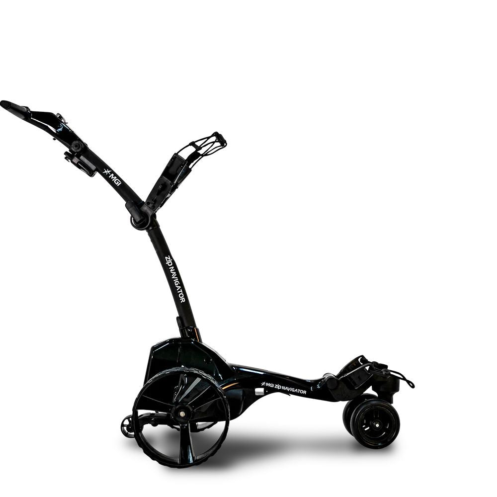MGI Zip Navigator Electric Caddy Cart - Black