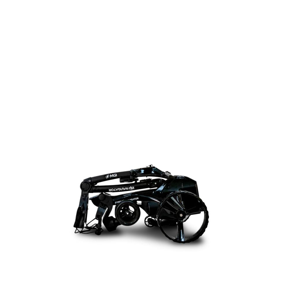 MGI Zip Navigator Electric Caddy Cart - Black
