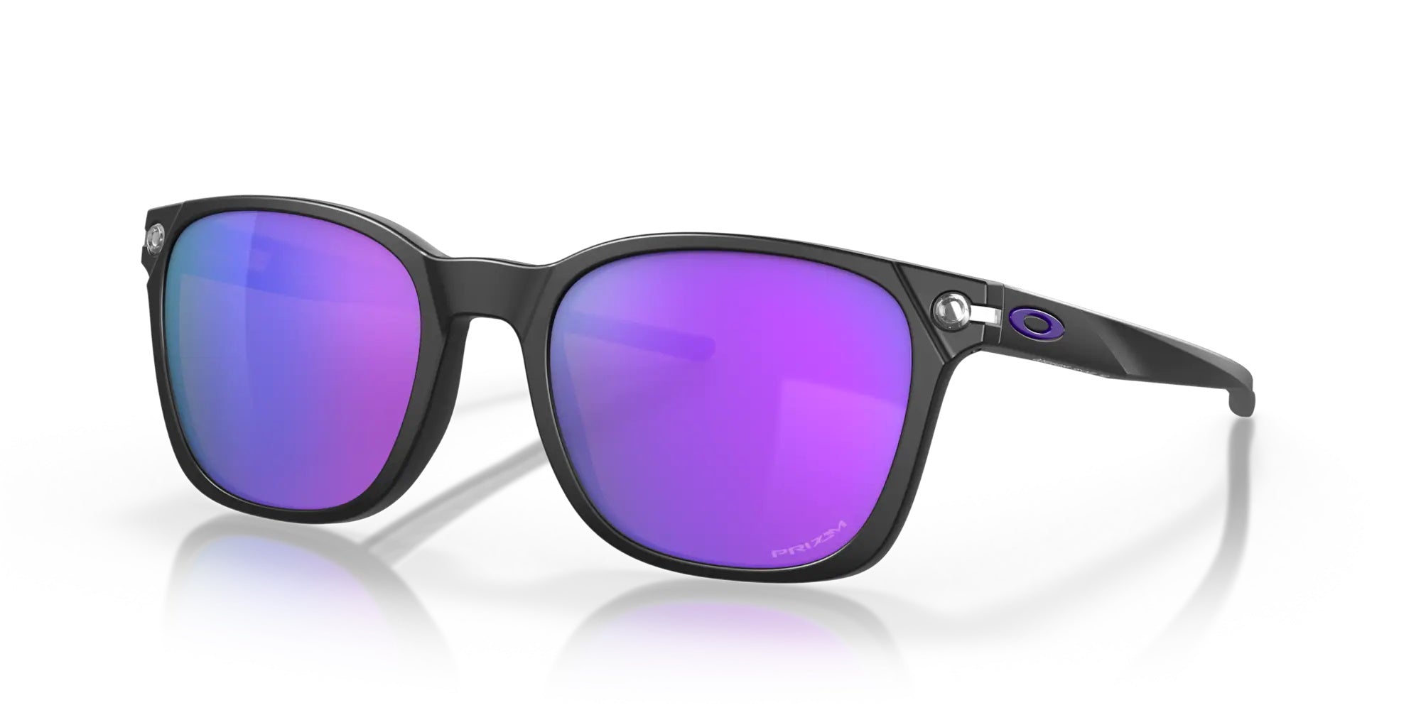 Oakley Ojector Sunglasses Matte Black Frame Prizm Violet Lens