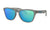 Oakley Frogskins XS Sunglasses (Youth Fit) Matte Grey Ink Frame Prizm Sapphire Lens