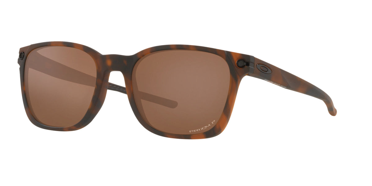 Oakley Ojector Sunglasses Matte Brown Tortoise Frame Prizm Tungsten Polarized Lens