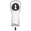 Titleist White Leather Driver Headcover